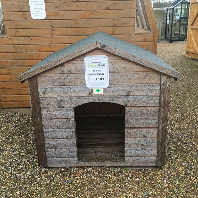 4 x 4 Dog Kennel (Ex Display) Skinners Sheds