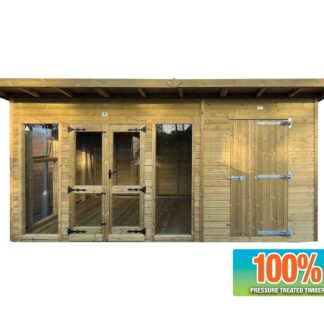 Pent Studio Summerhouse with Storage