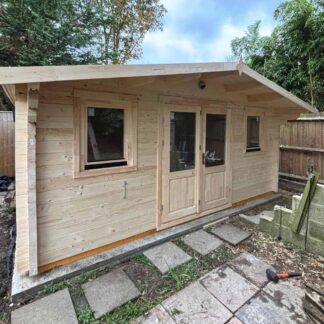 Olympian Gold Log Cabin