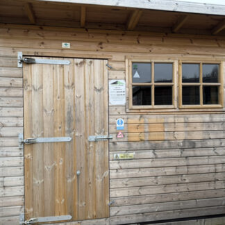 10x8 pent workshop ext