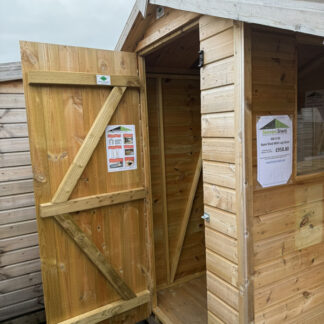 4x6 apex log store ext 2