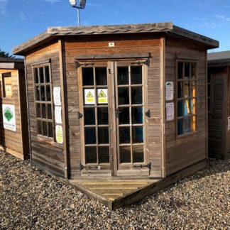 8x8 Corner Pent Summerhouse External 1