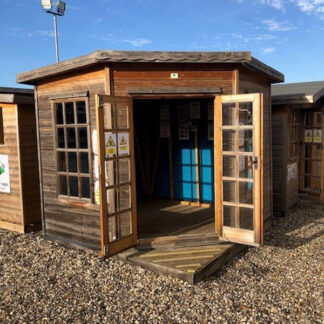 8x8 Corner Pent Summerhouse External 2