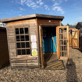 8x8 Corner Pent Summerhouse External 3