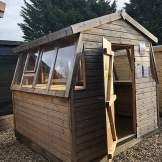 8x8 Double Potting Shed External 2