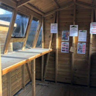 8x8 Double Potting Shed Internal 1