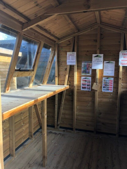 8x8 Double Potting Shed (Ex Display) - Image 4