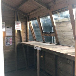 8x8 Double Potting Shed Internal 2