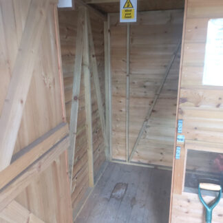 Animal house and run inside view 1