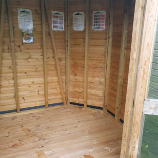 Belvoir summerhouse 8 x 6 Interior 1