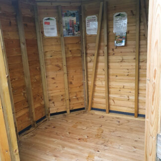 Belvoir summerhouse 8 x 6 Interior 2