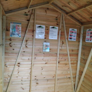 EX-DIS SEVENOAKS 6 X 6  BUDGET GEORGIAN SUMMERHOUSE 3