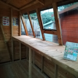 EX-DIS SEVENOAKS 8 X 10 DOUBLE POTTING SHED 2