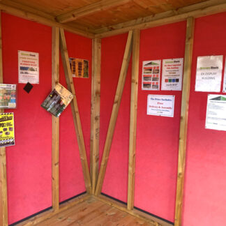 FRE corner pent s-house 8x8 inside