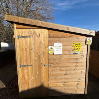 FRE REVERSE PENT SHED 6X6 ext front
