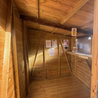 FRE REVERSE PENT SHED 6X6 int