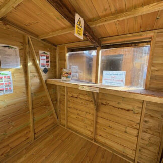 FRE REVERSE PENT SHED 6X6 int windows