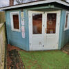 3M x 3M Untreated Interlocking Hastings Log Cabin (28mm Walls) (Ex Display)