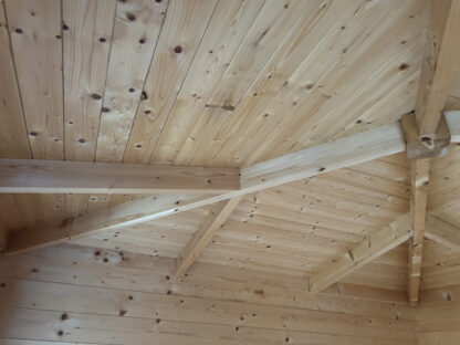 3M x 3M Untreated Interlocking Hastings Log Cabin (28mm Walls) (Ex Display) - Image 5