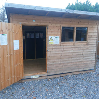 Pent workshop 12x8 outside pic 1