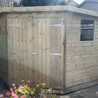 Corner Pent Shed