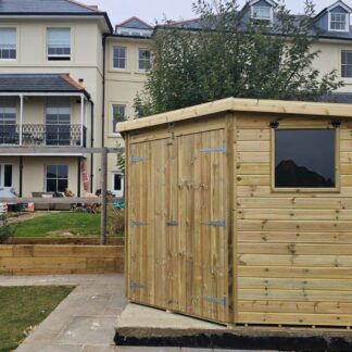 Corner Pent Shed