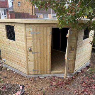 Corner Pent Shed