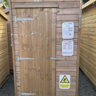 4x4 pent shed.