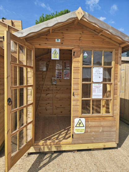 6x6 Georgian Budget Summerhouse (Ex Display) - Image 2