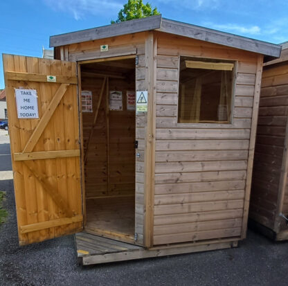 6ft x 6ft Corner Pent Shed (Ex Display) - Image 2