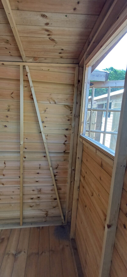 6ft x 6ft Corner Pent Shed (Ex Display) - Image 3