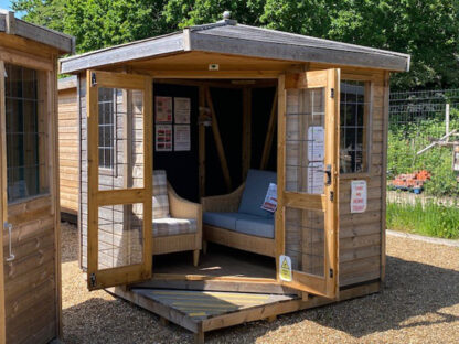 7 x 7 Corner Belvoir Summerhouse (Ex Display) - Image 2