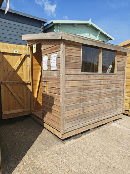 7x5 Reverse Pent Shed (Ex Display) - Image 2