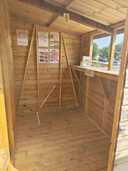 7x5 Reverse Pent Shed (Ex Display) - Image 3