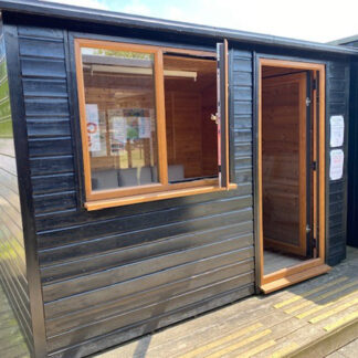 8×10 Traditional Garden Room Open