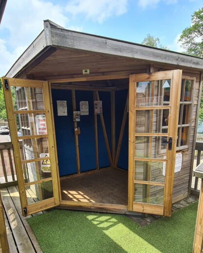 7 x 7 Corner Belvoir Summerhouse (Ex Display) - Image 2