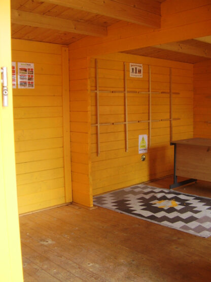 9m x 3.5m Woking Untreated Interlocking Log Cabin (44mm Walls) (Ex Display) - Image 8