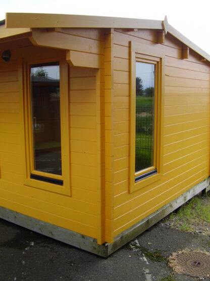 9m x 3.5m Woking Untreated Interlocking Log Cabin (44mm Walls) (Ex Display) - Image 4