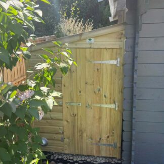 Log Cabin Side Store Shed