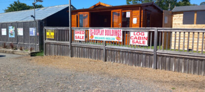 5.3M x 4M Untreated Interlocking Clockhouse/New Pavilion Log Cabin (40mm Walls - Value Deluxe) (Ex Display) - Image 2
