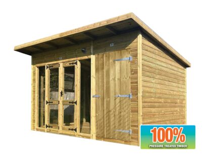 Budget Pent Studio Summerhouse with Storage