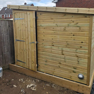 Reverse Pent Shed